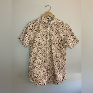 Jack & Jones Mens Floral Button Shirt Size: M